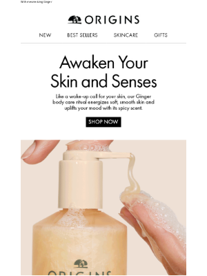 Origins - Spice up your wellness routine
