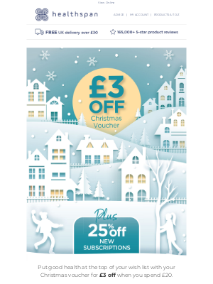 We've got an exclusive offer for you...just in time for Christmas!