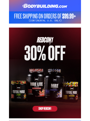 Bodybuilding - Final Hours: Redcon1, Mutant & More — Up to 30% Off
