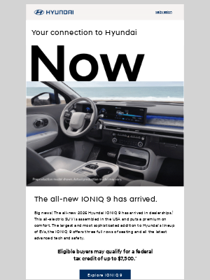 Hyundai Motor America - Big deal! The three-row IONIQ 9 is here.