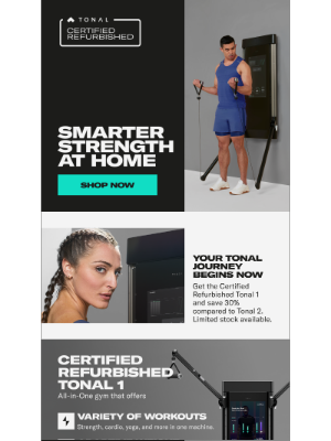 TONAL - Your Home Gym for $63 a Month