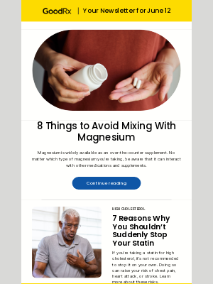 GoodRx - 8 Things to Avoid Mixing With Magnesium