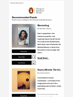 Penguin Random House - Found: Your Next Great Read