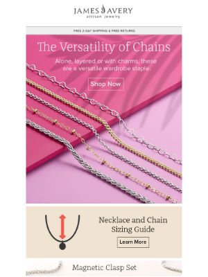 James Avery Jewelry - CHAINS