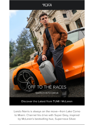 TUMI - Lando Norris is Race-Ready