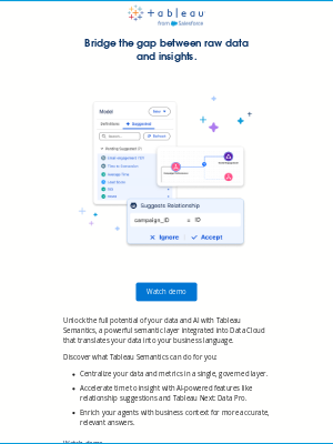 Tableau Software - Unleash the power of your data and AI with Tableau Semantics