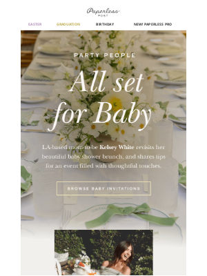 Paperless Post - A baby shower full of thoughtful touches