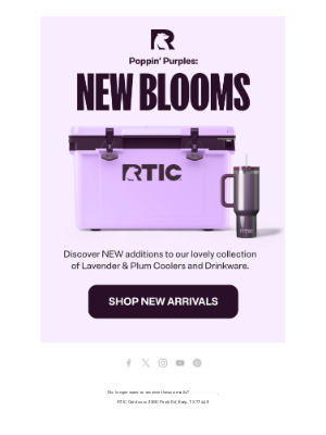 RTIC Outdoors - New Lavender & Plum Coolers