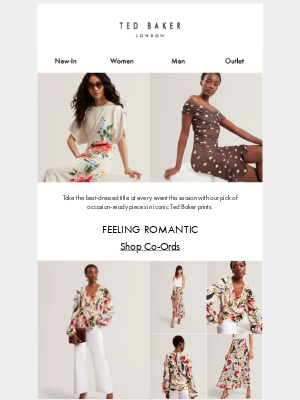 Ted Baker (United Kingdom) - The Occasionwear Edit: It's All About Prints
