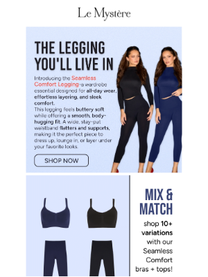 Le Mystère - The Seamless Comfort Legging Has Entered the Chat 👖✨