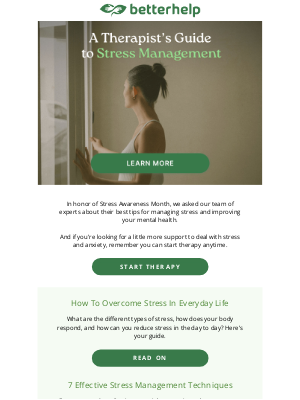 BetterHe - A Therapist’s Guide To Managing Stress