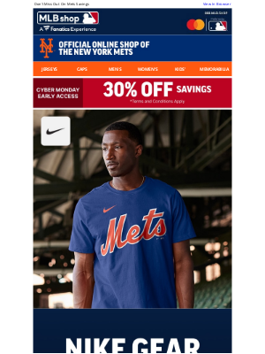 Mlbshop - Gift Nike Essentials w/ 30% Off Savings!