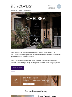 Discovery Loyalty - Cheval Collection is here.