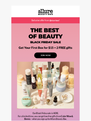 Epicurious - Get the Best of Beauty for just $15