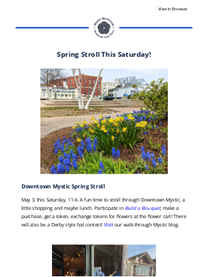 Mystic Knotwork - Spring Stroll Saturday, Half Hitch Spiral, Hiking Bluff Point