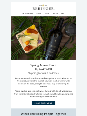 Beringer - Up to 40% Off Inside!