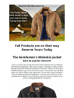 RailRiders Adventure Clothing - Fall Gear is Almost Here - Reservations Open