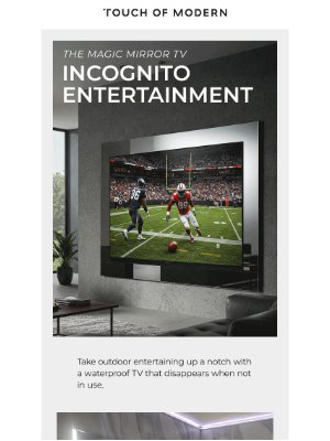Touch of Modern - Watch The Game From The Tub