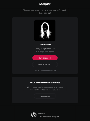 Songkick - Just announced: Steve Aoki