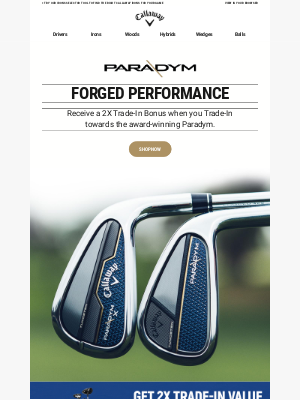 Callaway Golf - Unleash Your Full Potential With Paradym Irons