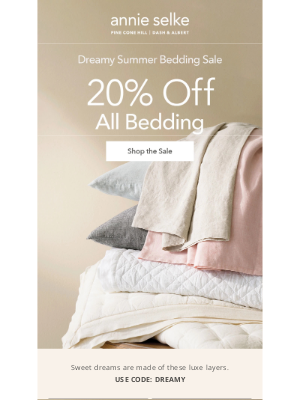 Annie Selke - All Bedding ★ 20% Off ★ Limited-Time Only!