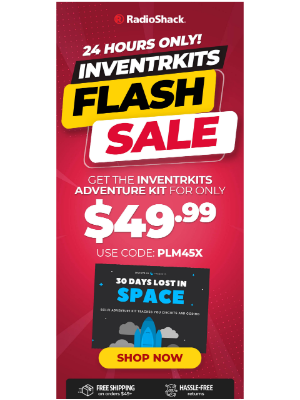 RadioShack - 🚨 InventrKits Flash Sale 🚨