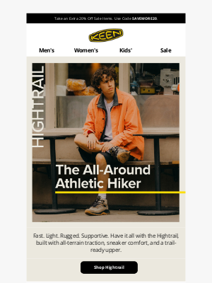KEEN - Hightrail for Faster, Lighter Trail Days