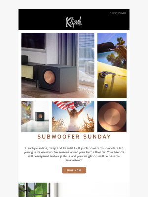 Klipsch - Deep Bass. Zero Compromise. Explore Klipsch Subs.