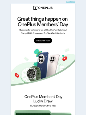 OnePlus - Great things happen on OnePlus Members' Day