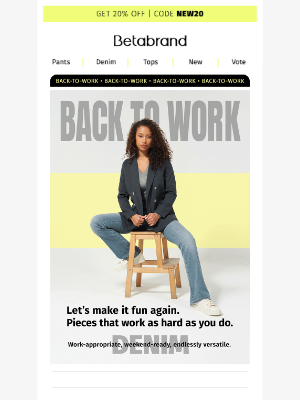 Betabrand - Back to Work, Not Back to Boring