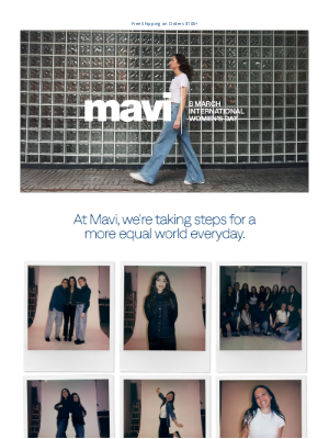 Mavi - Walk With Us This International Women's Day 💙