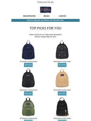 JanSport - Never hurts to look...