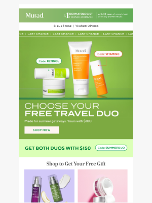 Murad - Last chance to choose: Retinol or vitamin C?