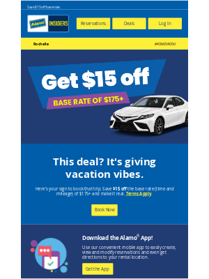 Alamo Rent A Car - You've Scored a DEAL! 🔥