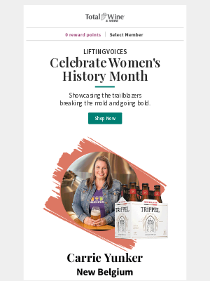 Total Wine & More - Celebrate Women's History Month