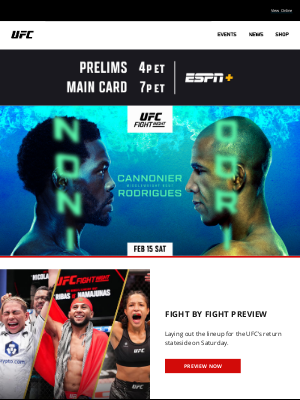 Ultimate Fighting Championship - Cannonier or Rodrigues - Who Claims The Victory This Weekend?