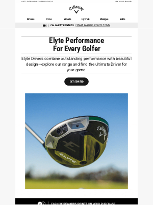 Callaway Golf - Elyte Performance For Every Golfer | Shop Drivers