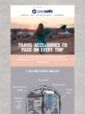 Pacsafe - Ready to Travel Worry-Free?