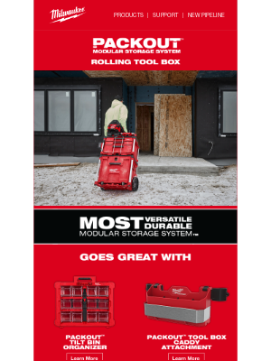 Milwaukee Tool - Store a Variety of Heavy Tools and Materials