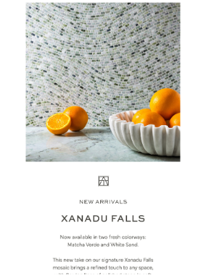 Artistic Tile - Xanadu Falls — Now in Two New Colorways