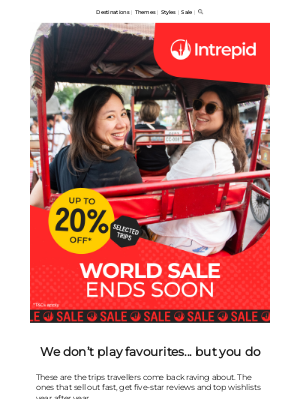 Intrepid Travel (India) - We don’t play favourites... but you do