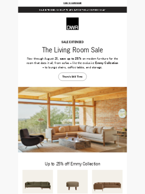Design Within Reach - Ends soon: Save up to 25% on a living room you love