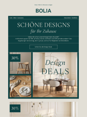 Bolia (Germany) - Entdecken Sie Design Deals