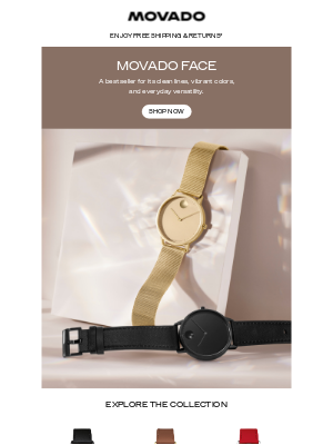 Movado - A Versatile Best Seller: Movado FACE