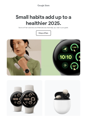 Google - Start small, save big on watches, trackers, and more