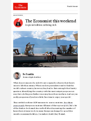 The Economist - The world’s richest countries