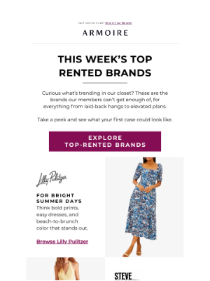 Armoire - What Everyone’s Renting Right Now