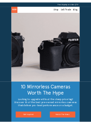 Keh - 10 mirrorless cameras that deliver 📸
