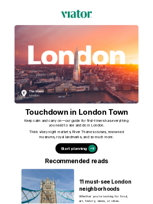 Viator - London calling ☎️
