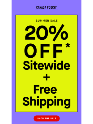 Canada Pooch - 20% OFF Sitewide + FREE SHIPPING 🔥👀